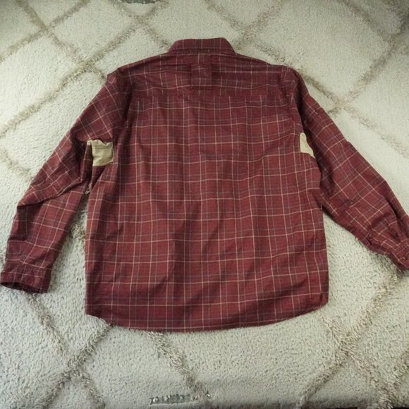 REI Men's Casual Button Down Shirt - Red Plaid - Picture 9 of 10